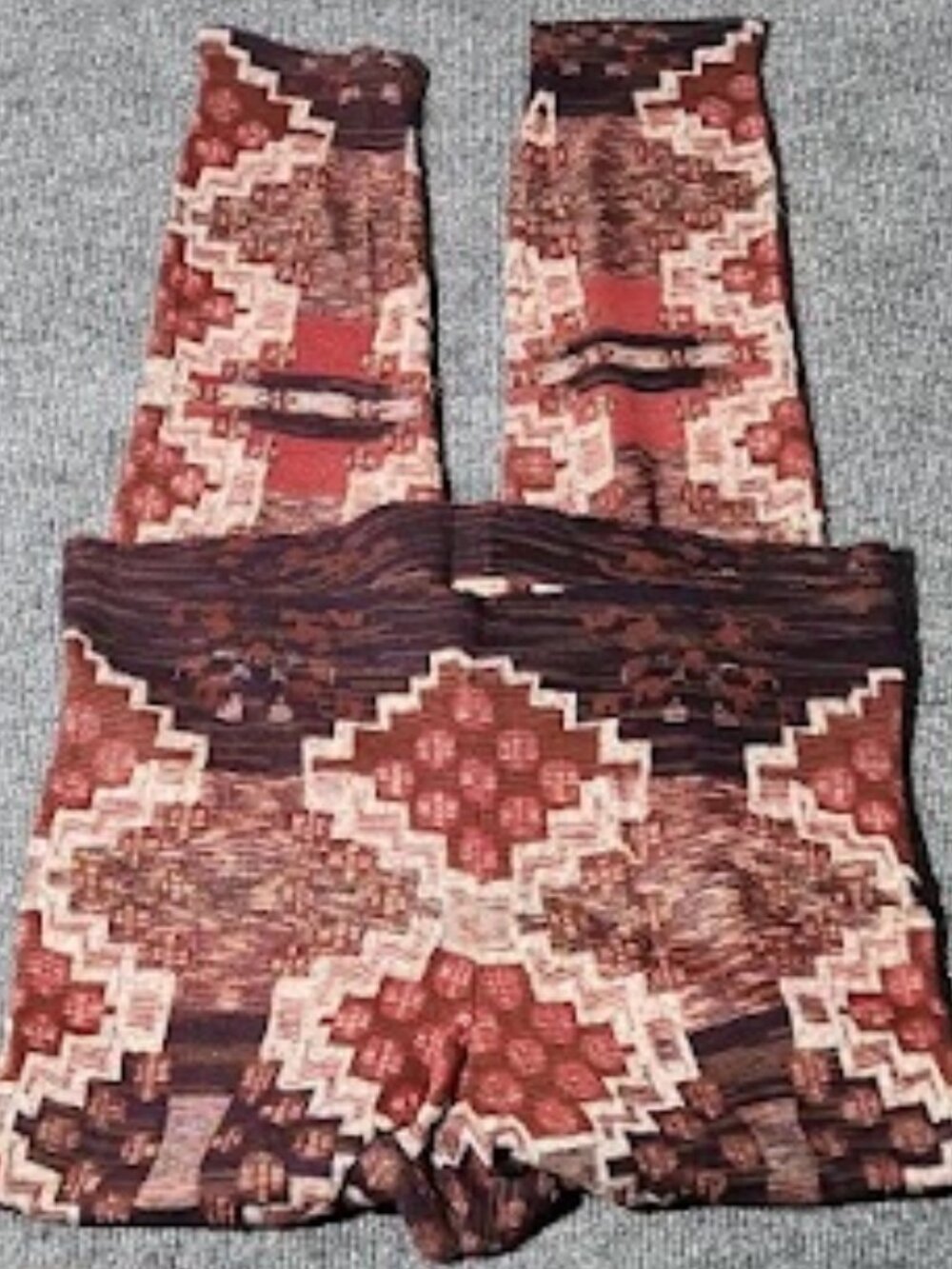 Free People Women's Boho Elastic Waist Knit Pants Size Large - Picture 2 of 3